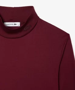 Lacoste T-Shirts>Damen Rolli Aus Baumwolle Burgunder Yup