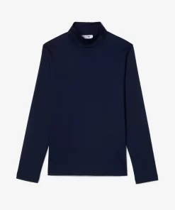 Lacoste T-Shirts>Damen Rolli Aus Baumwolle Navy Blau 166