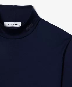 Lacoste T-Shirts>Damen Rolli Aus Baumwolle Navy Blau 166