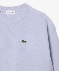 Lacoste Pullover>Damen Rundhalspullover Aus Bio-Baumwolle Hellblau J2G