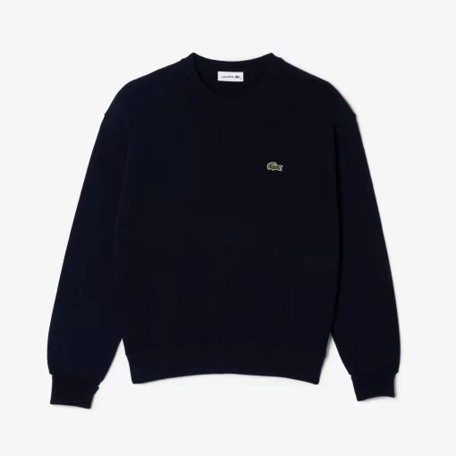 Lacoste Pullover>Damen Rundhalspullover Aus Bio-Baumwolle Navy Blau 166