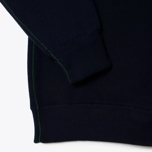 Lacoste Pullover>Damen Rundhalspullover Aus Bio-Baumwolle Navy Blau 166