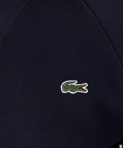 Lacoste Sweatshirts>Damen Rundhals-Sweatshirt Aus Zweiseitigem Pique Navy Blau 166