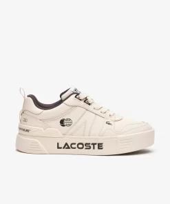 Lacoste Sneakers>Damen Sneakers L002 Aus Leder Mit Logo Off Wht/Blk 2G9