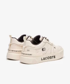 Lacoste Sneakers>Damen Sneakers L002 Aus Leder Mit Logo Off Wht/Blk 2G9