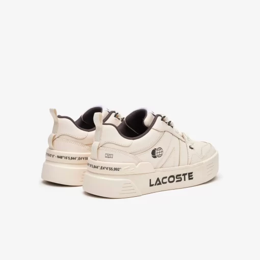 Lacoste Sneakers>Damen Sneakers L002 Aus Leder Mit Logo Off Wht/Blk 2G9