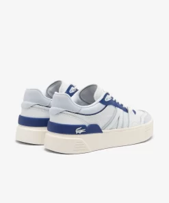 Lacoste Sneakers>Damen Sneakers L002 Evo Aus Leder Und Mesh Wht/Blue 080