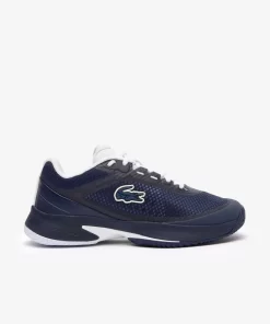 Lacoste Tennis>Damen Tennisschuhe Tech Point Marineblau Weis 092