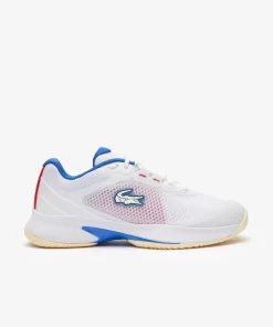 Lacoste Tennis>Damen Tennisschuhe Tech Point Wht/Blu/Red 2E8