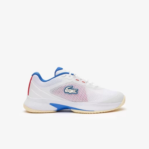 Lacoste Tennis>Damen Tennisschuhe Tech Point Wht/Blu/Red 2E8