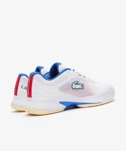 Lacoste Tennis>Damen Tennisschuhe Tech Point Wht/Blu/Red 2E8