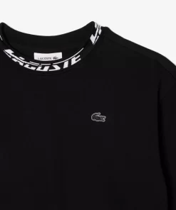 Lacoste T-Shirts>Damen T-Shirt Mit Logo Schwarz 031