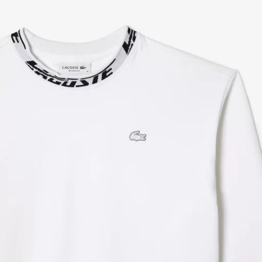 Lacoste T-Shirts>Damen T-Shirt Mit Logo Weis 001