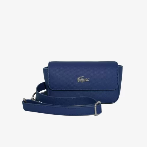 Lacoste Geldbörsen & Kleinlederwaren>Damen-Bauchtasche Daily Classic Aus Beschichtetem Canvas Peacoat 021