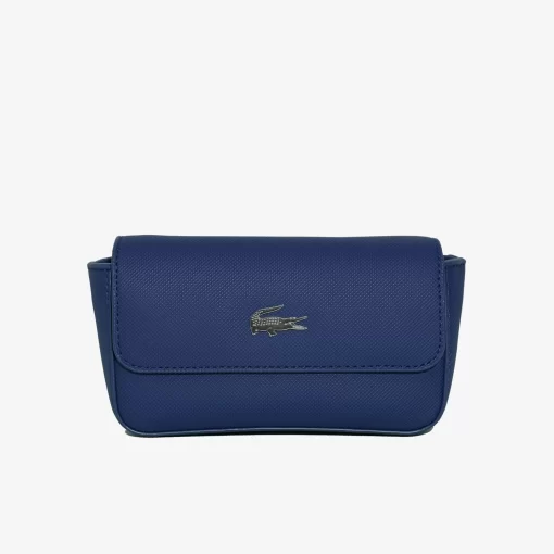 Lacoste Geldbörsen & Kleinlederwaren>Damen-Bauchtasche Daily Classic Aus Beschichtetem Canvas Peacoat 021