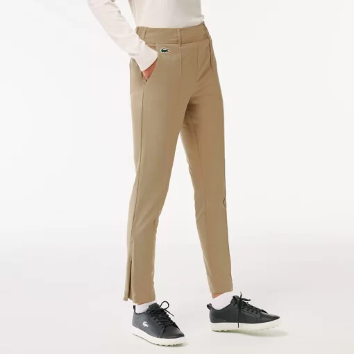 Lacoste Golf>Damen-Golfhosen Aus Stretch Sport Beige Cb8