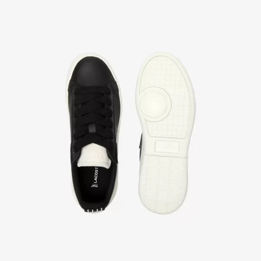 Lacoste Sneakers>Damen-Plateau-Sneakers Carnaby Aus Leder Black/Offwhite 454