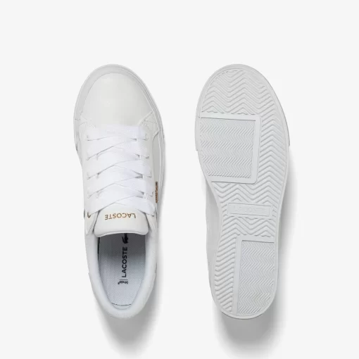 Lacoste Sneakers>Damen-Plateau-Sneakers Ziane Aus Leder White/White 21G