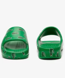 Lacoste Flip-Flops & Sandalen>Damen-Schlappen Serve Slide 2.0 Mit Colourpop Grn/Dk Grn Ag9