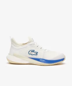 Lacoste Tennis>Damen-Schuhe Ag-Lt23 Ultra Fur Sandplatz Wht/Off Wht/Blu Wo1