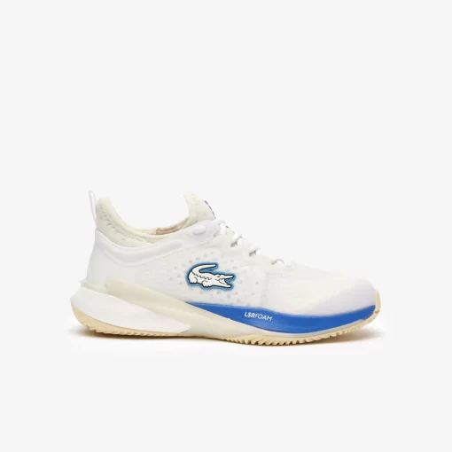 Lacoste Tennis>Damen-Schuhe Ag-Lt23 Ultra Fur Sandplatz Wht/Off Wht/Blu Wo1