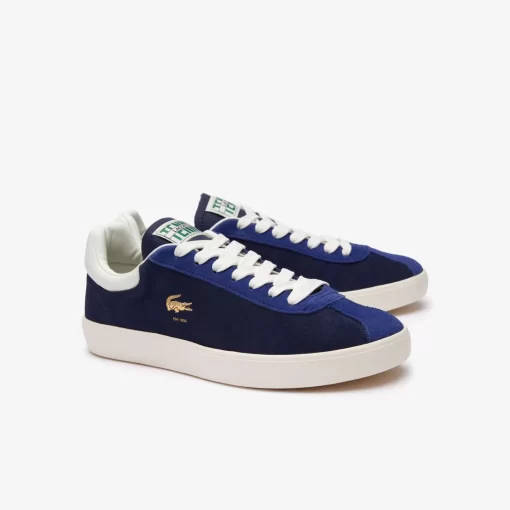 Lacoste Sneakers>Damen-Sneaker Baseshot Aus Premium-Veloursleder Nvy/Off Wht J18