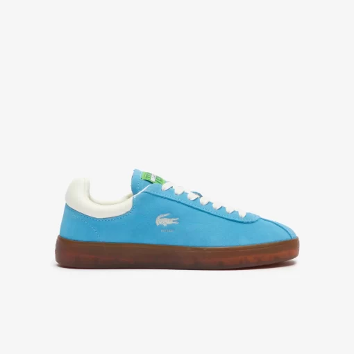 Lacoste Sneakers>Damen-Sneaker Baseshot Aus Veloursleder Blu/Gum Acl