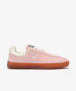 Lacoste Sneakers>Damen-Sneaker Baseshot Aus Veloursleder Pnk/Gum Ajx