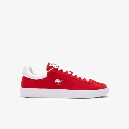 Lacoste Sneakers>Damen-Sneaker Baseshot Aus Veloursleder Red/White 17K