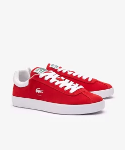 Lacoste Sneakers>Damen-Sneaker Baseshot Aus Veloursleder Red/White 17K