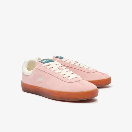 Lacoste Sneakers>Damen-Sneaker Baseshot Aus Veloursleder Pnk/Gum Ajx