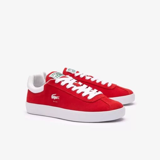 Lacoste Sneakers>Damen-Sneaker Baseshot Aus Veloursleder Red/White 17K