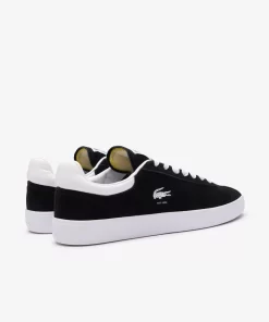 Lacoste Sneakers>Damen-Sneaker Baseshot Aus Veloursleder Black White 312