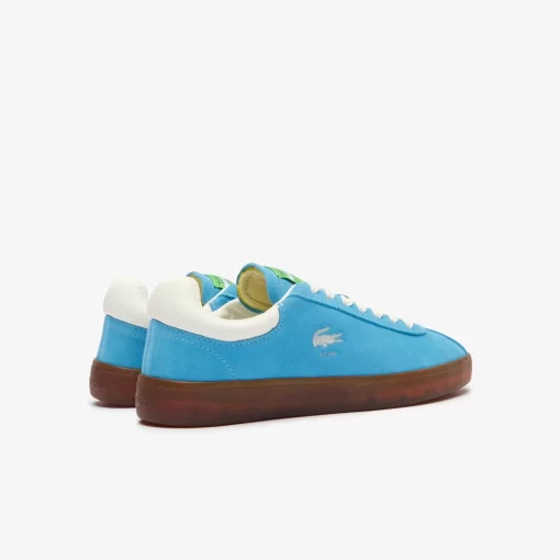 Lacoste Sneakers>Damen-Sneaker Baseshot Aus Veloursleder Blu/Gum Acl