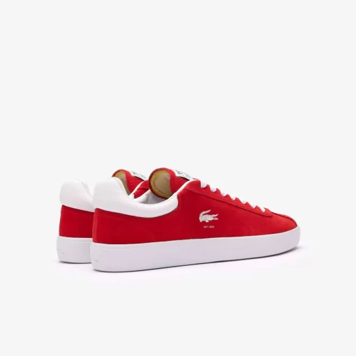 Lacoste Sneakers>Damen-Sneaker Baseshot Aus Veloursleder Red/White 17K