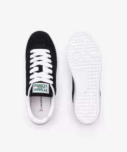 Lacoste Sneakers>Damen-Sneaker Baseshot Aus Veloursleder Black White 312