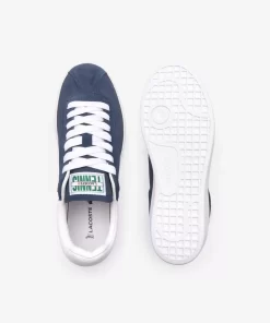 Lacoste Sneakers>Damen-Sneaker Baseshot Aus Veloursleder Marineblau Weis 092