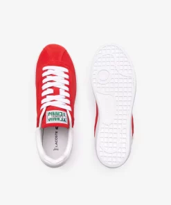 Lacoste Sneakers>Damen-Sneaker Baseshot Aus Veloursleder Red/White 17K