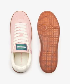 Lacoste Sneakers>Damen-Sneaker Baseshot Aus Veloursleder Pnk/Gum Ajx