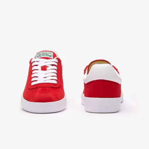 Lacoste Sneakers>Damen-Sneaker Baseshot Aus Veloursleder Red/White 17K