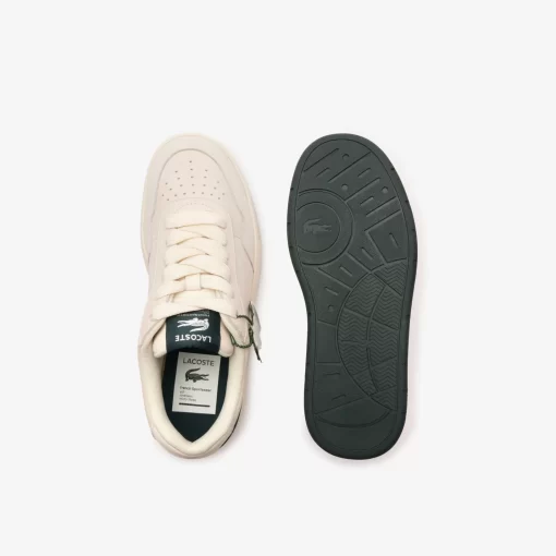 Lacoste Sneakers>Damen-Sneakers Ace Clip Aus Leder Off Wht/Dk Grn 1Y5