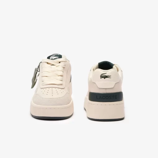 Lacoste Sneakers>Damen-Sneakers Ace Clip Aus Leder Off Wht/Dk Grn 1Y5