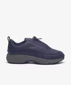 Lacoste Sneakers>Damen-Sneakers Audyssor Zip Og Aus Leder Navy/Dark Grey 8F7