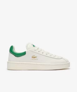 Lacoste Sneakers>Damen-Sneakers Baseshot Aus Premium-Leder White/Green 082