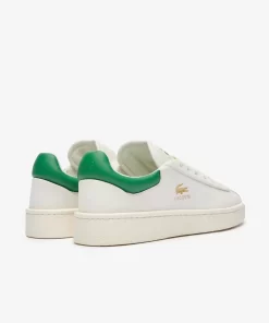 Lacoste Sneakers>Damen-Sneakers Baseshot Aus Premium-Leder White/Green 082