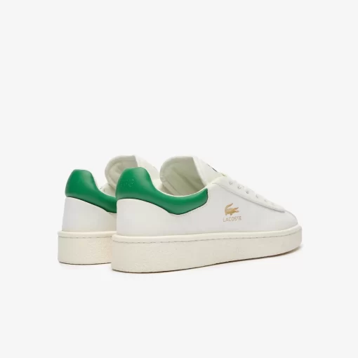 Lacoste Sneakers>Damen-Sneakers Baseshot Aus Premium-Leder White/Green 082