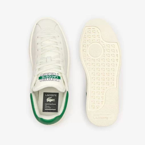 Lacoste Sneakers>Damen-Sneakers Baseshot Aus Premium-Leder White/Green 082