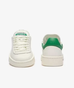 Lacoste Sneakers>Damen-Sneakers Baseshot Aus Premium-Leder White/Green 082