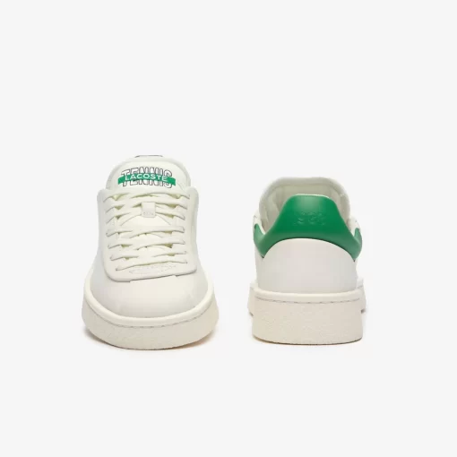 Lacoste Sneakers>Damen-Sneakers Baseshot Aus Premium-Leder White/Green 082