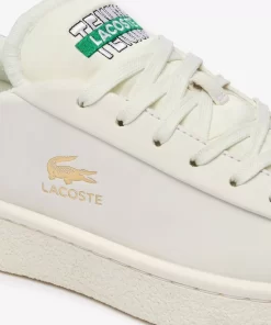 Lacoste Sneakers>Damen-Sneakers Baseshot Aus Premium-Leder White/Green 082